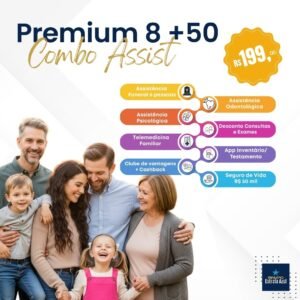 PLANO SUPER COMBO ASSIST PREMIUM 8 +50  FAMILIAR  (08 COBERTURAS)