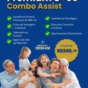 PLANO SUPER COMBO ASSIST PREMIUM 8 +50 FAMILIAR (07 COBERTURAS)