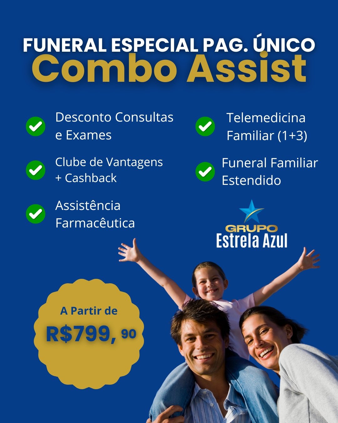 PLANO SUPER COMBO ASSIST ESPECIAL FAMILIAR (PAGTO. ANUAL – ÚNICA PARCELA) (6 coberturas)