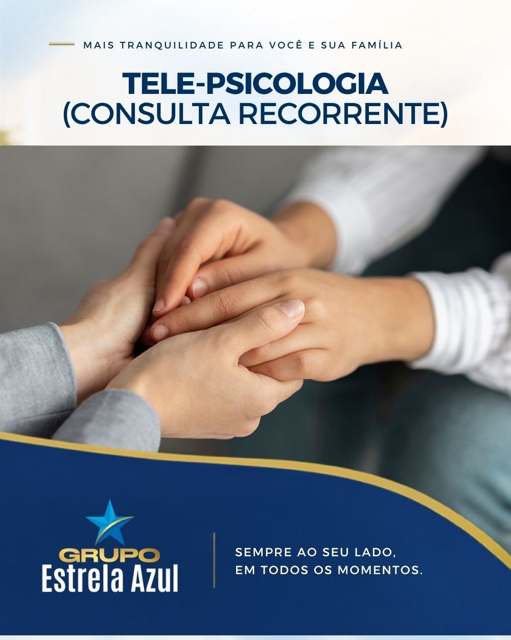 TELE-PSICOLOGIA – CONSULTA RECORRENTE MENSAL (02 CONSULTAS QUINZENAIS SEM TEMPO LIMITE)
